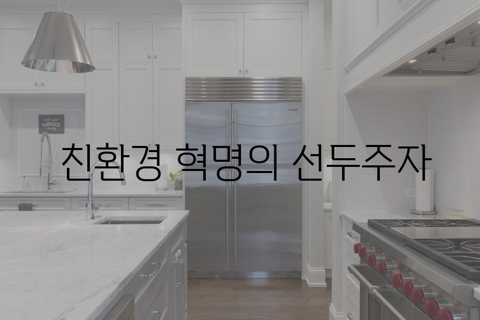  친환경 혁명의 선두주자