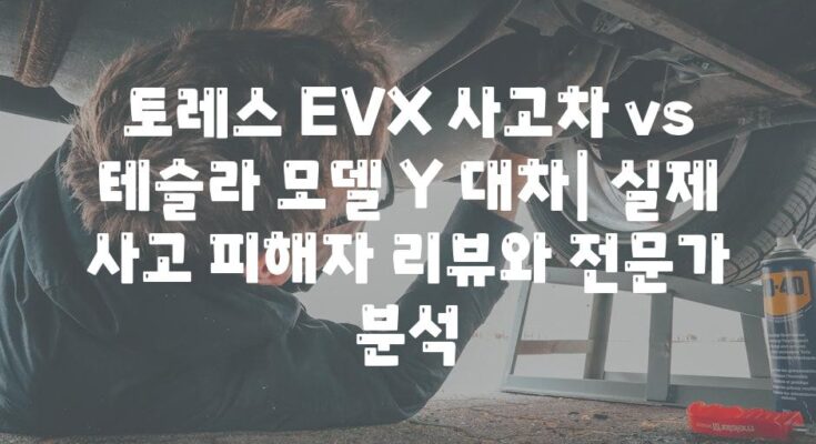 토레스 EVX 사고차 vs 테슬라 모델 Y 대차| 실제 사고 피해자 리뷰와 전문가 분석