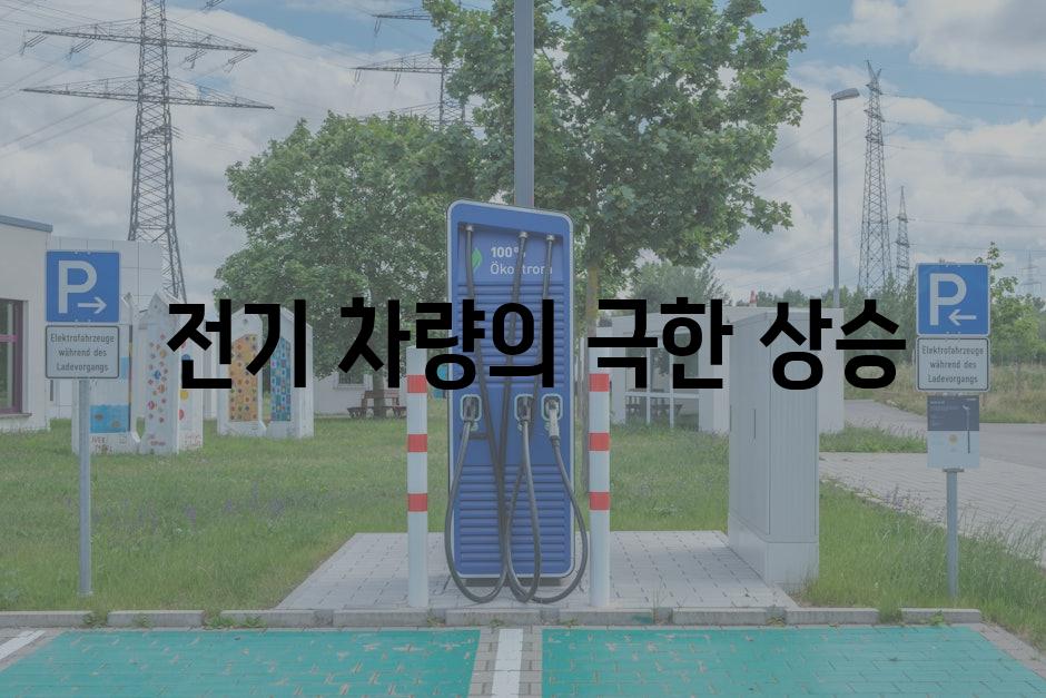 전기 차량의 극한 상승