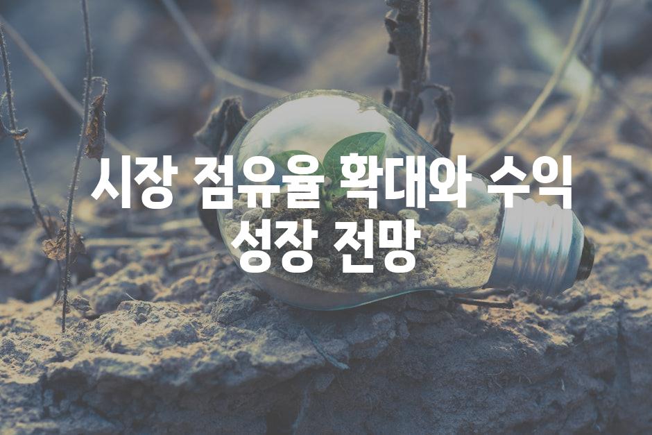  시장 점유율 확대와 수익 성장 전망