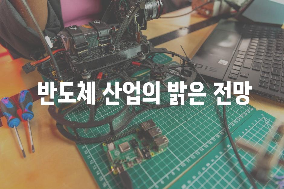  반도체 산업의 밝은 전망