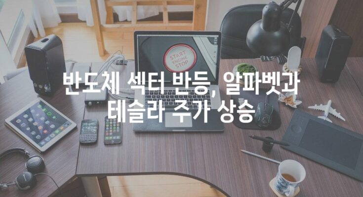 반도체 섹터 반등, 알파벳과 테슬라 주가 상승