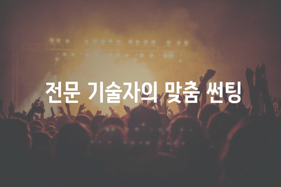  전문 기술자의 맞춤 썬팅