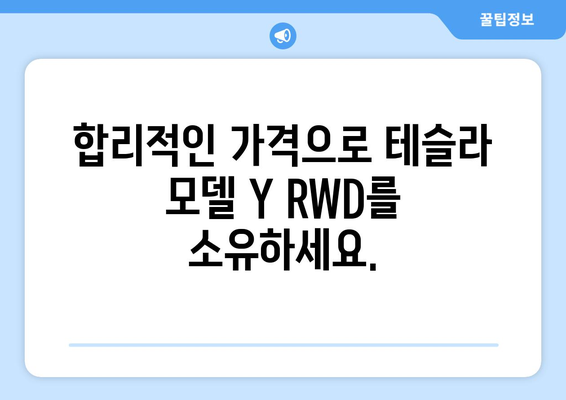 테슬라 모델 Y RWD 빠른 출고| 오랜 대기는 이제 그만! | 테슬라, 모델 Y, RWD, 빠른 출고, 대기 시간