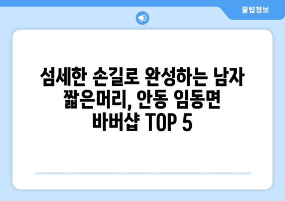 경상북도 안동시 임동면 남자 짧은머리 바버샵 잘하는 곳 추천 TOP 5